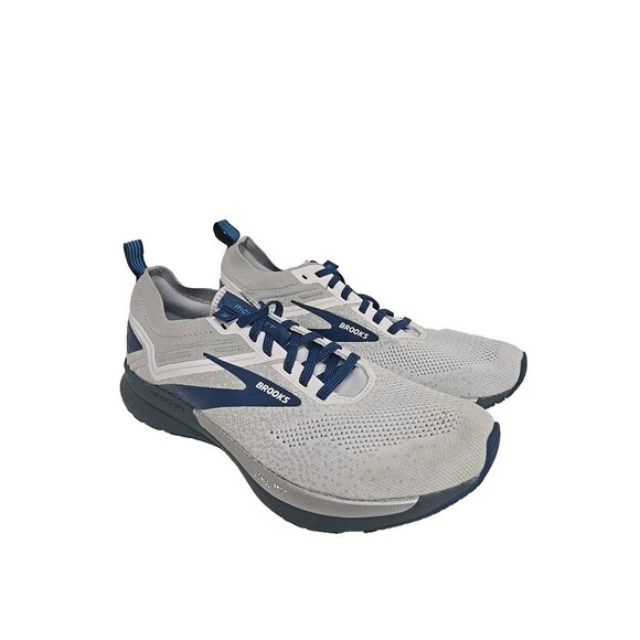 Brooks Other - Brooks Men's 1103611D199 Ricochet Running Shoe White Blue Size 8M